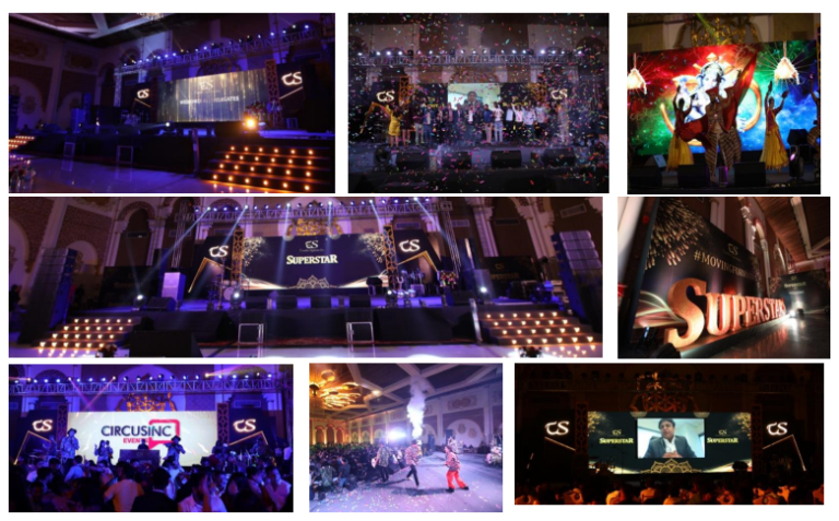 CircusINC Events organized annual recognition night and superstar awards 2022 exclusively for Tanisha Systems INC.