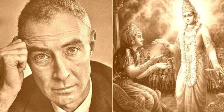 From Duty to Destruction: Robert Oppenheimer and the Bhagavad Gita – A Funny Take on Human Behavior