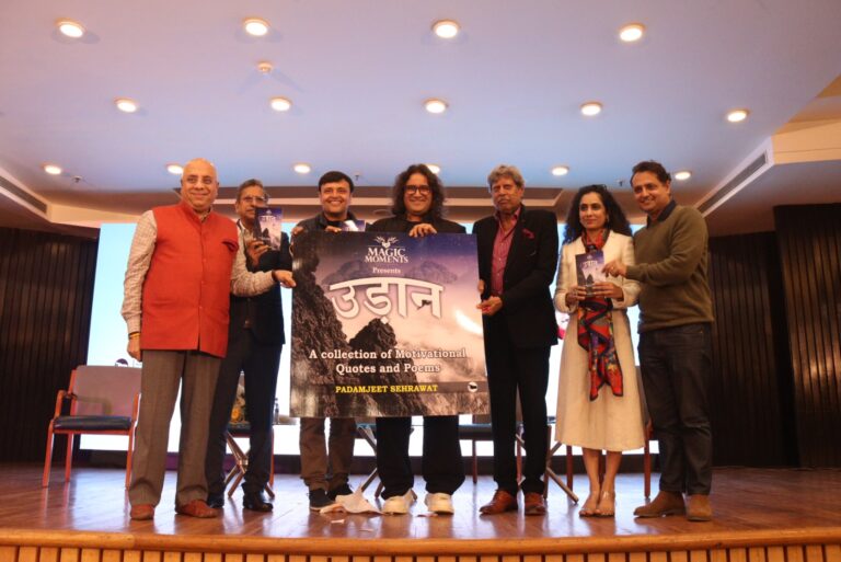 Padamjeet Sehrawat’s Inspiring Poetry Collection ‘Udaan’ Launched in Delhi