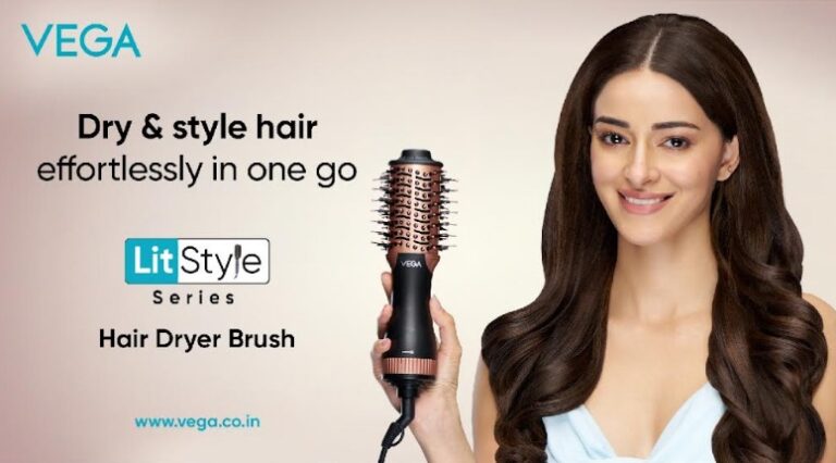 “Drying & Styling in One Go” – Made Possible with Vega LitStyle Hair Dryer Brush and Ananya Panday