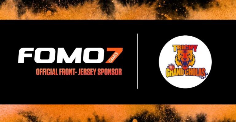 FOMO7 Continues as Front-Jersey Sponsor for Trichy Grand Cholas in TNPL 2025