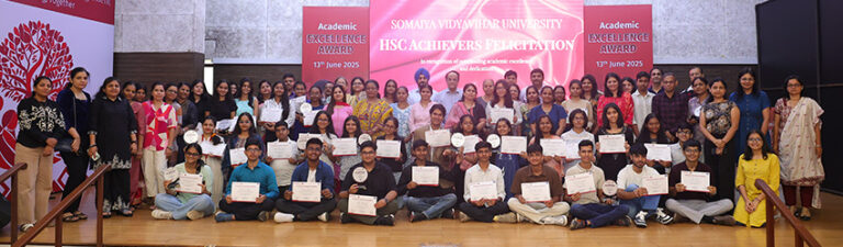 Top HSC Performers Honoured at Somaiya Vidyavihar University’s Academic Excellence Ceremony