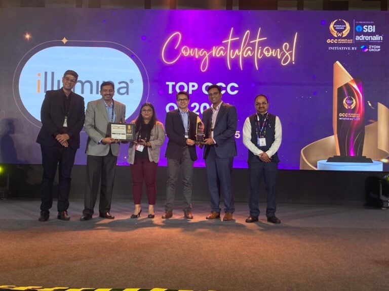 Illumina India Wins the Top GCC Award at the 2025 GCC Workplace Awards