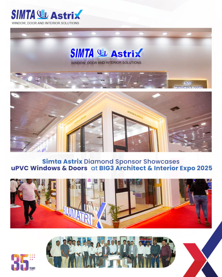 Simta Astrix (Diamond Sponsor) Showcases uPVC Windows & Doors at BIG3 Exhibitions 2025
