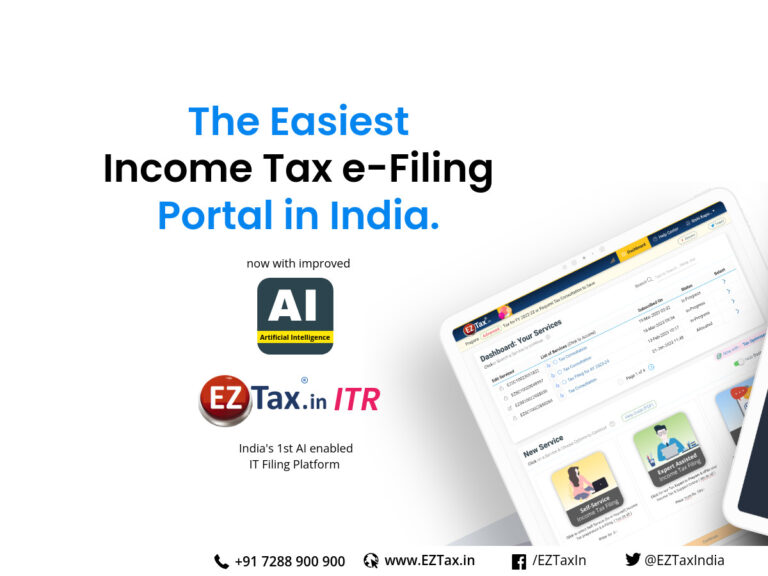 EZTax’s AI-Driven Self-Service ITR Portal Redefines Indian Tax Filing Experience