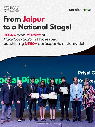 Innovation Just Found its New Address – JECRC University, Jaipur