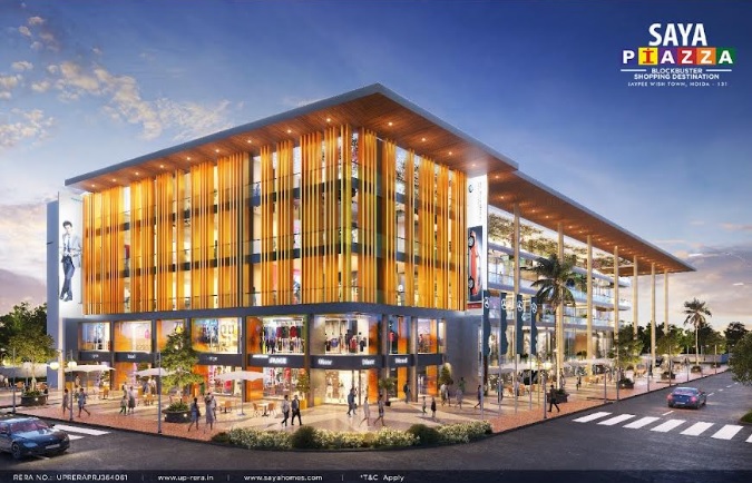 Saya Piazza Receives OC; Leading Domestic and International Brands to Begin Fit-Outs at Saya Group's High-Street Mall in Jaypee Wishtown