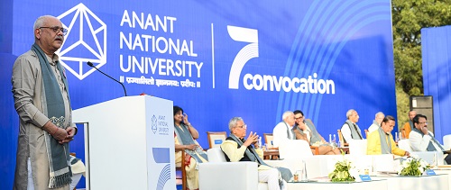 "You Will Be the Builders of a Sustainable and Inclusive India", Said the Provost of Anant National University During His Convocation Address
