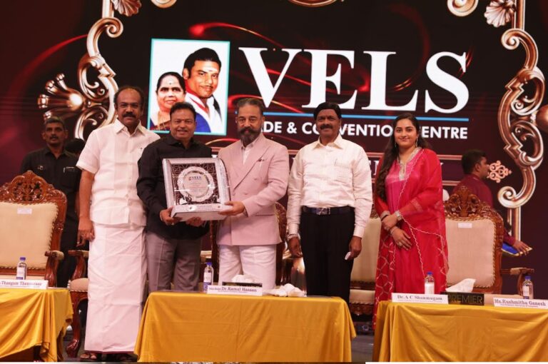 VELS Trade & Convention Centre Inaugurated in Chennai; Thangam Thennarasu and Dr. Kamal Haasan Grace the Grand Opening
