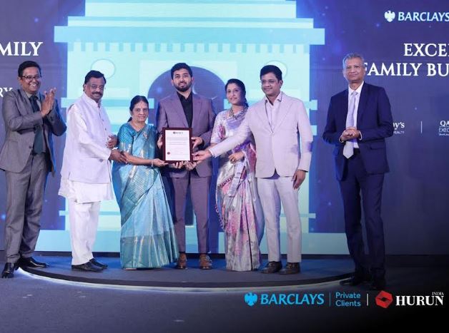 AVR Swarna Mahal Jewellers Honoured with the 2025 Barclays Private Clients Hurun India Heritage Legacy Award