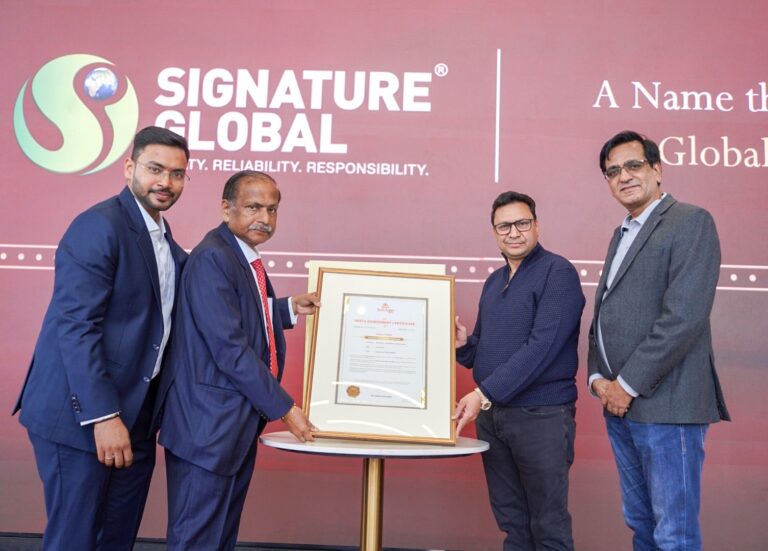 Signature Global Awarded Vastu Compliance Certification for Its Wellness-Centric Premium Project ‘Sarvam’ at DXP Estate