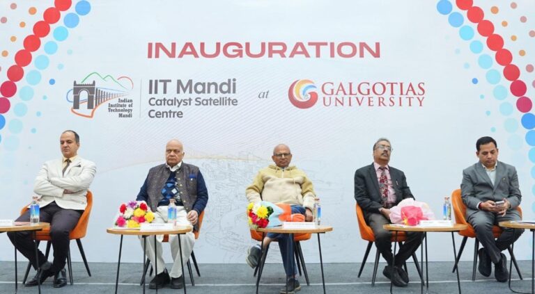 Galgotias University Inaugurates IIT Mandi Catalyst Satellite Centre, Signs MoUs to Strengthen India's Startup Ecosystem