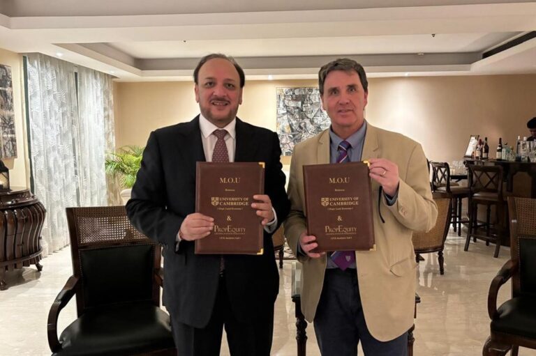 Department of Land Economy, University of Cambridge and PropEquity, India to launch new partnership for teaching, research and industry engagement