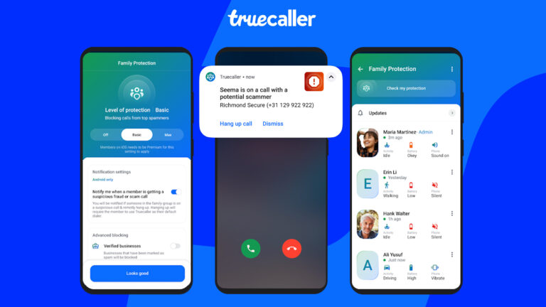 Truecaller Rolls Out Family Protection in India to Protect Elders From Fraud