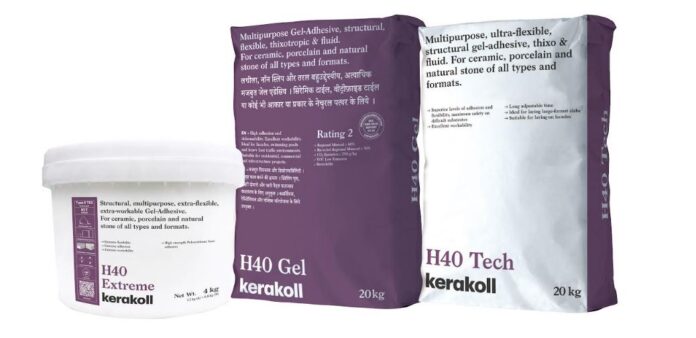 Kerakoll Strengthens H40 Family, Reinforcing H40 Gel Legacy and Introducing Next-Generation Adhesive Solutions in India